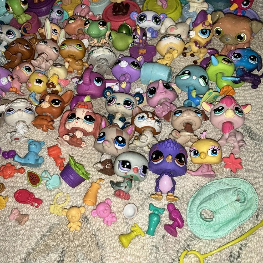 LPS Littlest Pet Shop Lot 125 Mixed Vintage Dogs Cats Birds Y2K-present